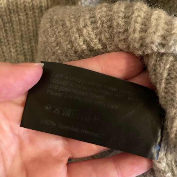 L’ENVERS & The Garment Spanish Merino wool cardigan, size M/L - Picture 4 of 4